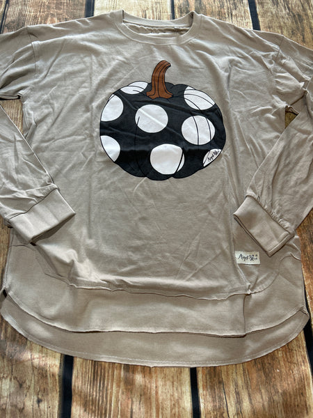POLKA DOT PUMPKIN TOP