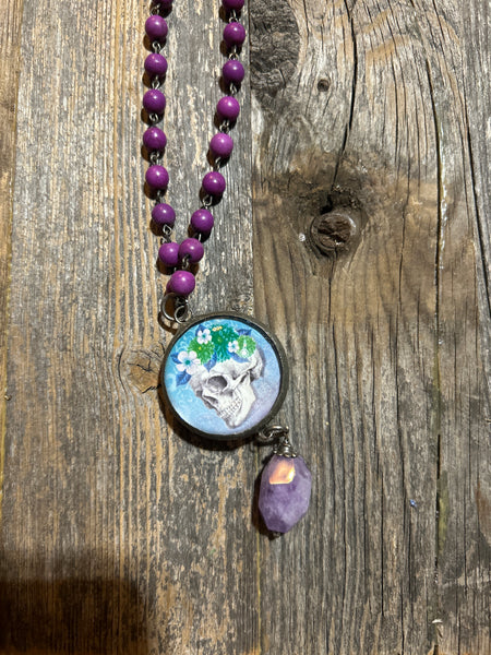 Crystal Skull Necklace