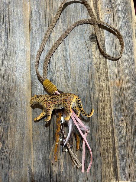 JAGUAR LEATHER NECKLACE