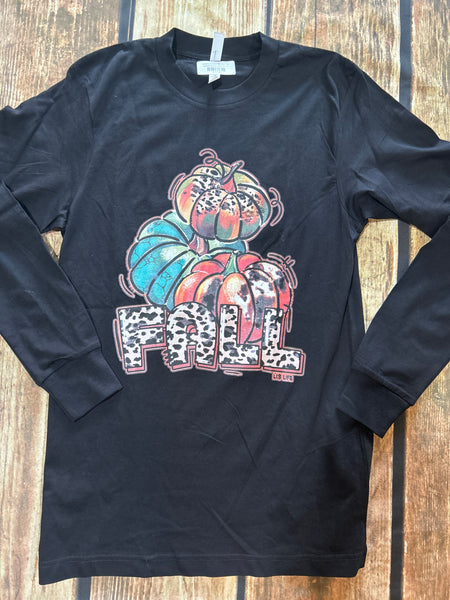 PUMPKIN/CHEETAH FALL TEE