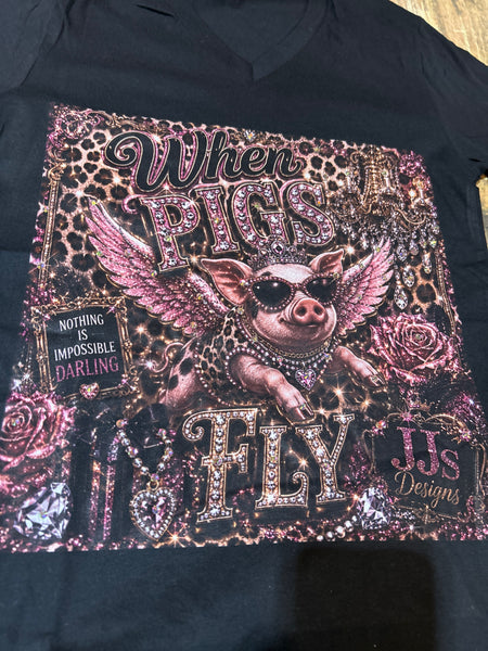 WHEN PIGS FLY TEE
