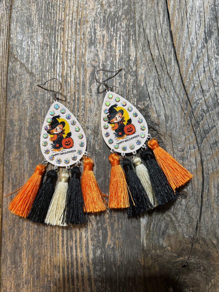 Halloween Scarcrow Earrings
