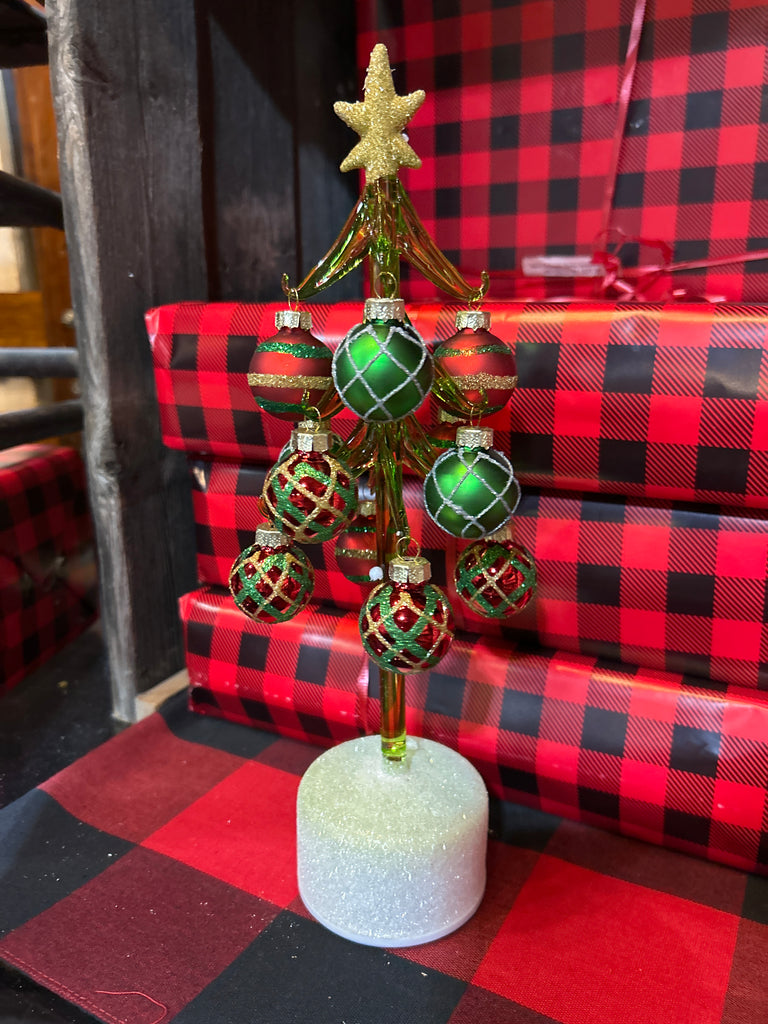 HEARTFELT CHEER GLASS TREE