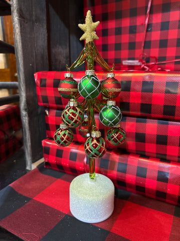 HEARTFELT CHEER GLASS TREE
