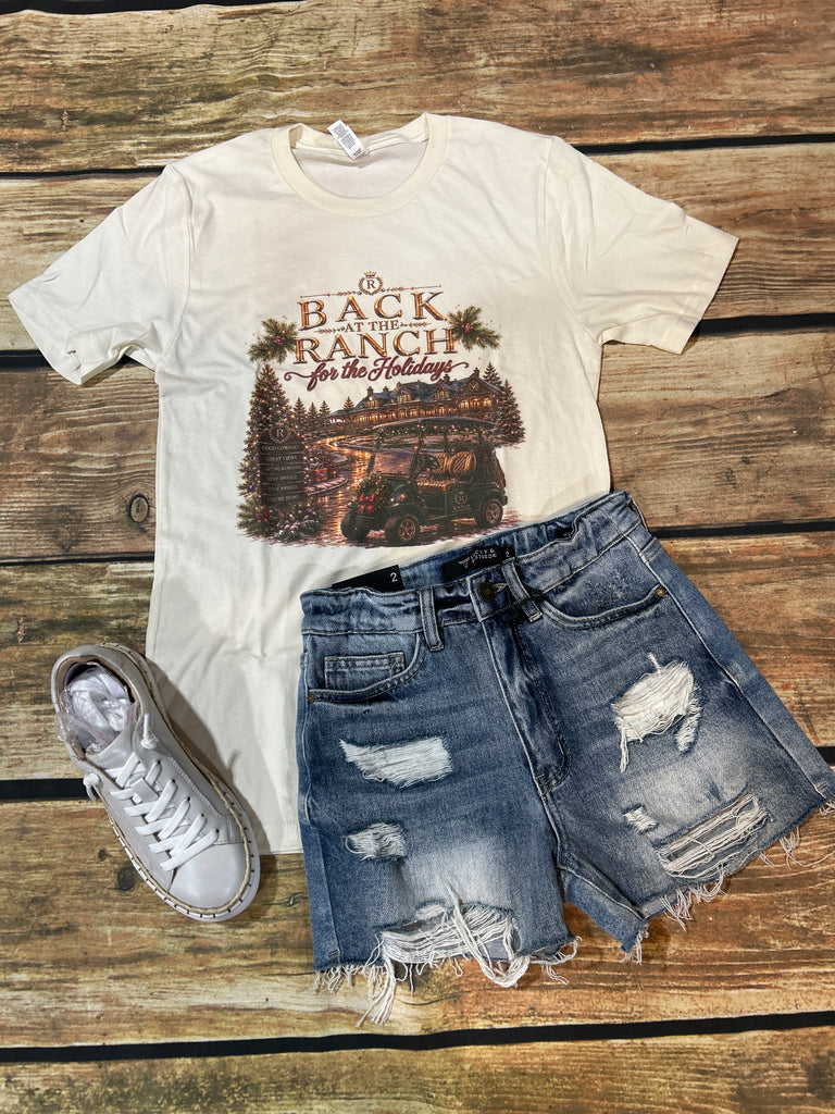 BACK AT THE RANCH FOR THE HOLIDAYS T SHIRT