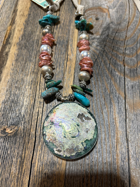 Handmade Glass Pendant Necklace