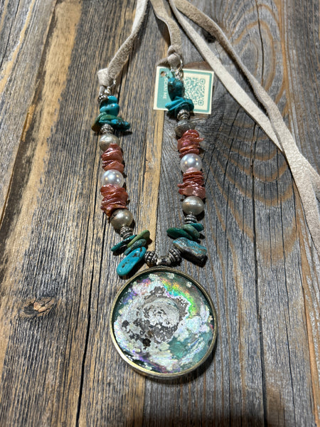 Handmade Glass Pendant Necklace