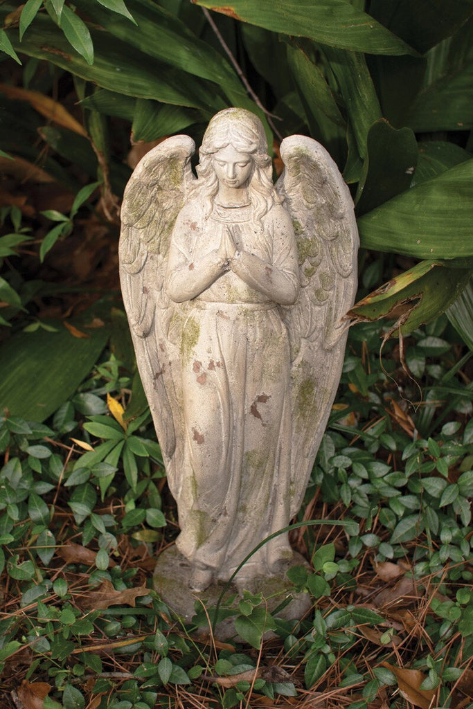 Faux Concrete Garden Angel