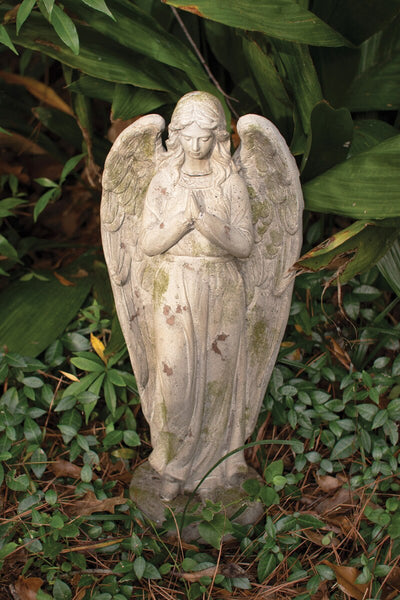 Faux Concrete Garden Angel