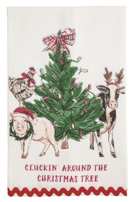 Tree Farm Christmas Ric-Rac Towel