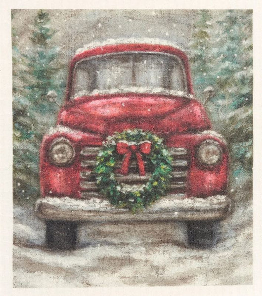 Red Truck Swedish Cloth- 2 STYLES