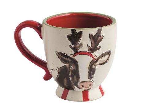Farm Animal Christmas Mugs
