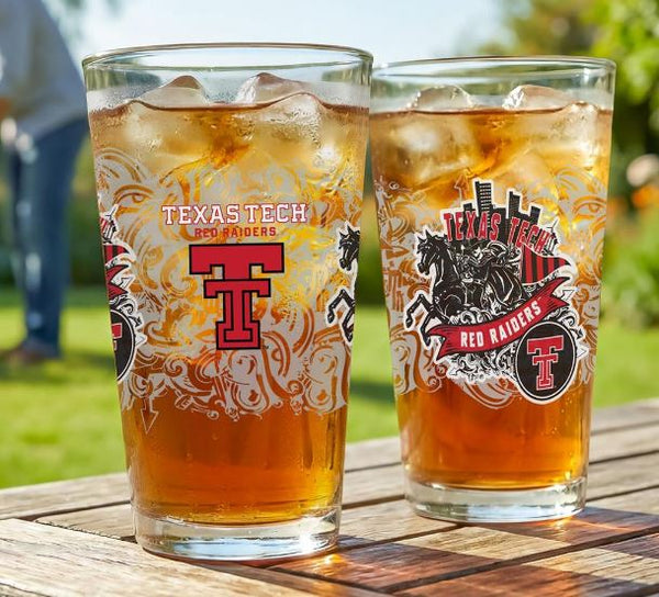 Texas Sports Glass Tumbler Set- 4 Teams