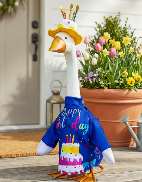 Giddy the Porch Goose Outfits