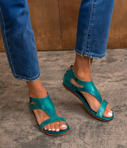 SOTO ARCTIC TEAL DRIFTWOOD SANDAL