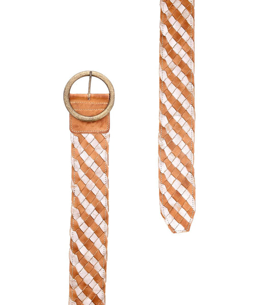 Tan Rustic Nectar Lux Dreamweaver Leather Belt