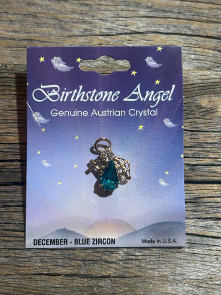 BIRTHSTONE ANGEL PIN