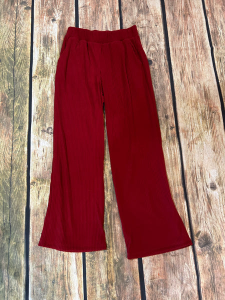 SOFT RIBBED PANTS- 4 Colors