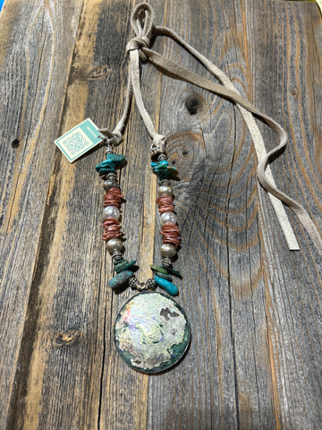 Handmade Glass Pendant Necklace