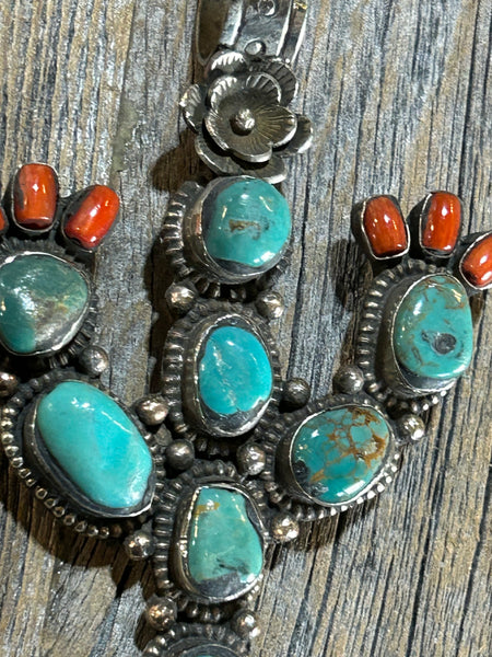 TURQUOISE CACTUS PENDANT