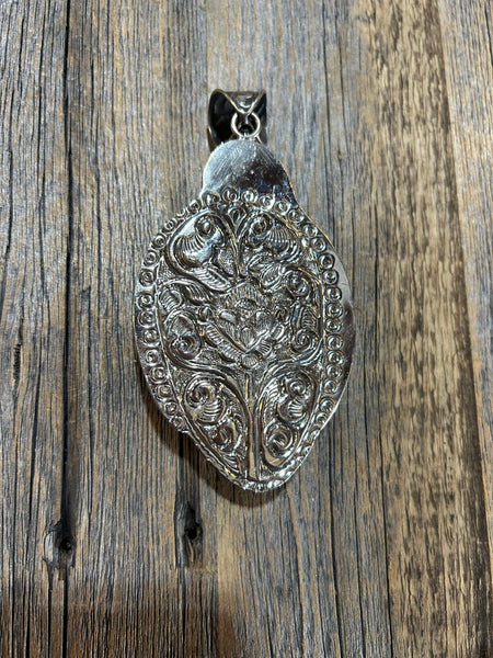 CARVED BONE BUFFALO PENDANT