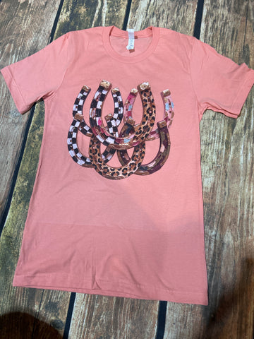 HORSESHOE BLING TEE