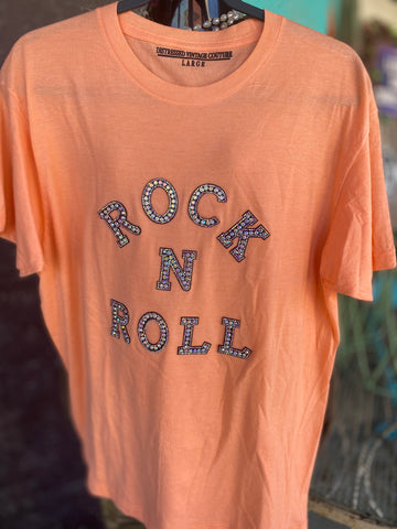Rock & Roll Crystal T Shirt