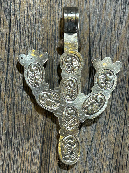 TURQUOISE CACTUS PENDANT