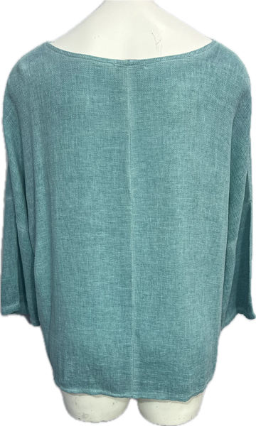 Gauze 3/4 Sleeve Top (6 COLORS)