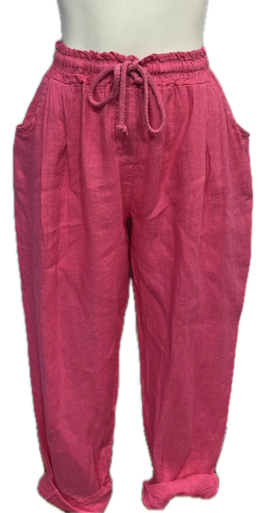 Linen Stretch Pants