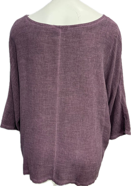Gauze 3/4 Sleeve Top (6 COLORS)