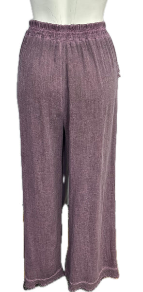 Gauze Ruffled Pants (6 COLORS)