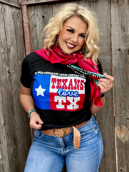 Texans Love Texas V-Neck Tee