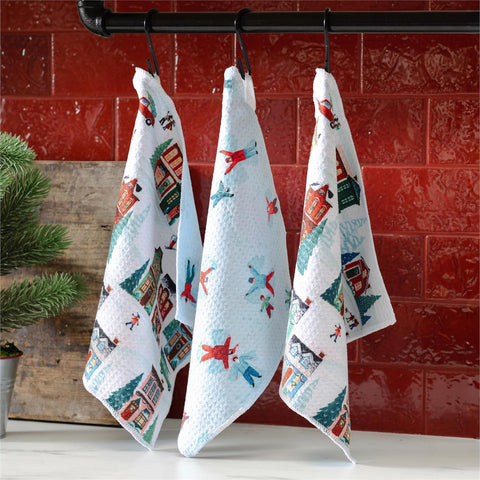 HEARTFELT CHEER LODGE KICHEN TOWEL