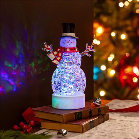 HEARTFELT LED COLOR CHANGING SNOWMAN