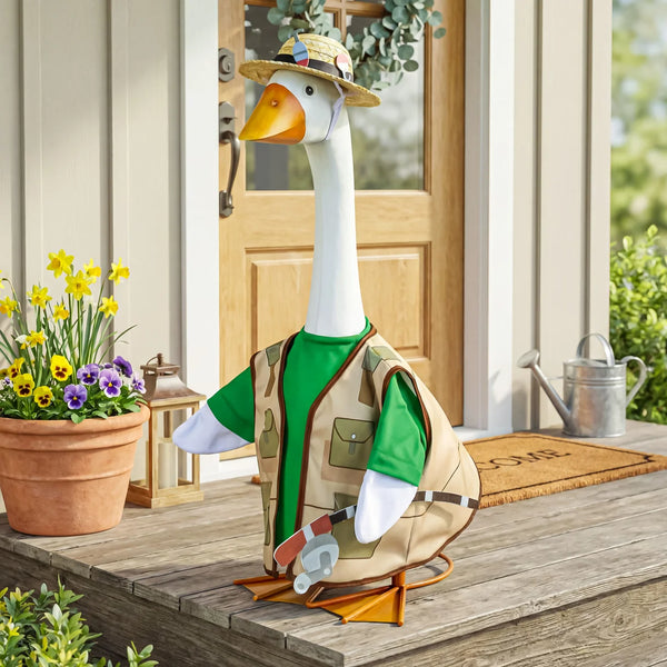 Giddy the Porch Goose Outfits