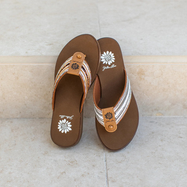 Datha Tan Flip Flop Sandal