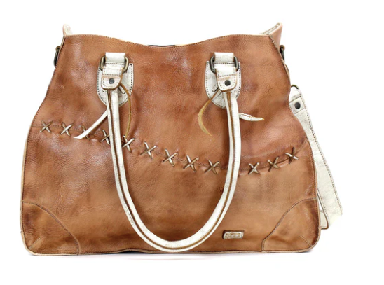 Bruna Handbag (Tan Rustic Nectar)