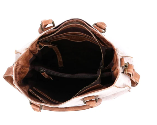 Bruna Handbag (Tan Rustic Nectar)