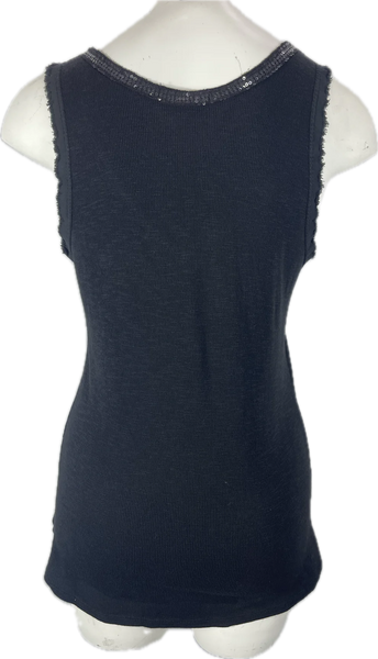 Sequin V-Neck Tank Tops