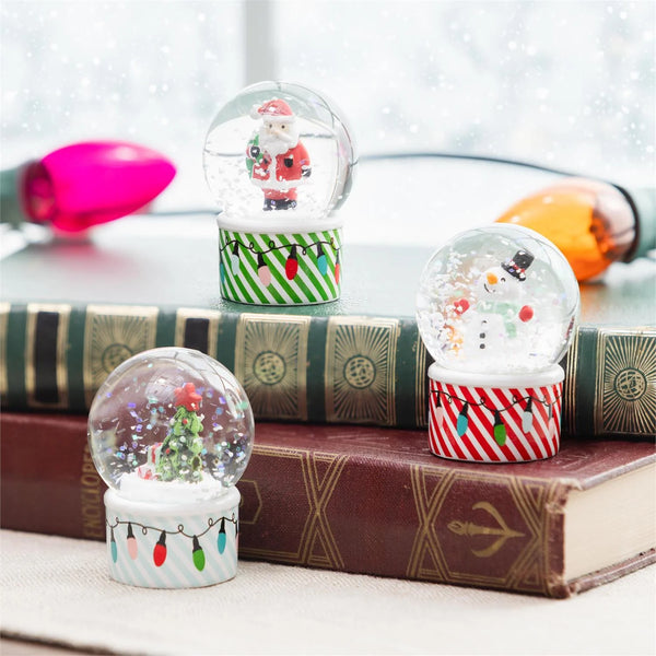 Heartfelt Cheer Christmas Character Resin Water Globe