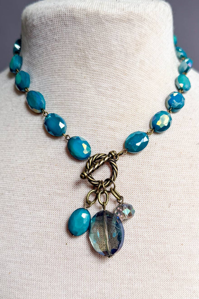 Dylan Designs - Carolina Necklace: Turquoise