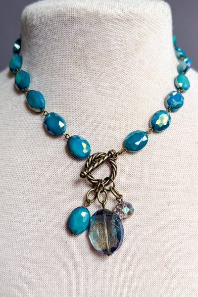 Dylan Designs - Carolina Necklace: Light Gray