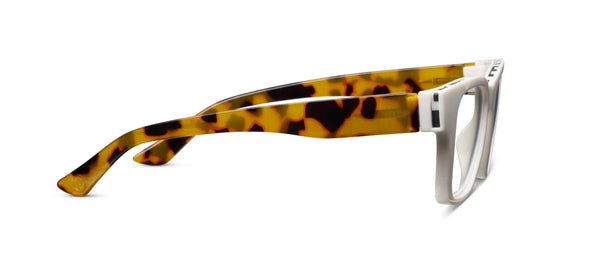 Bernadette (Blue Light): White/Tokyo Tortoise / 1.25