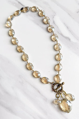 Dylan Designs - Carolina Necklace: Light Gray