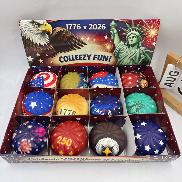Liberty America 250 USA Squishy Dumpling Fidget Toy