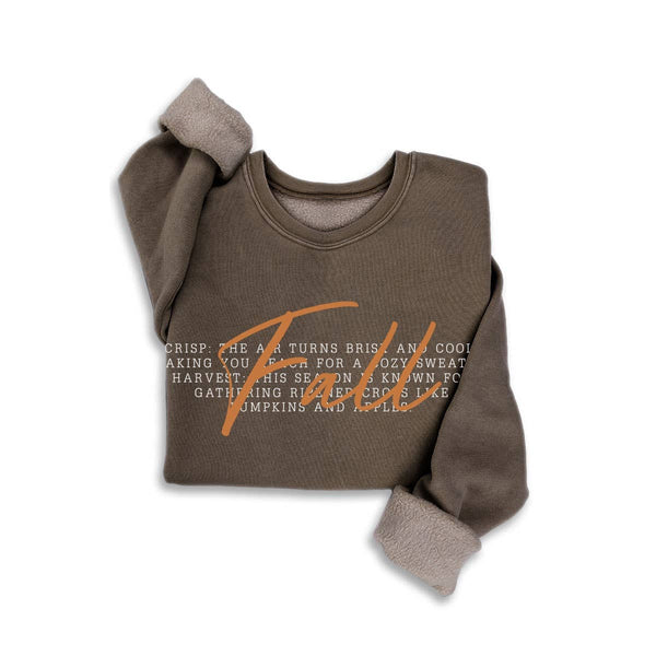FALL MINERAL SWEATSHIRTS - 3 colors
