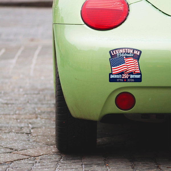 RetroPlanet - USA 1776 Flag Celebrate 250 Years Patriotic Die Cut Sticker