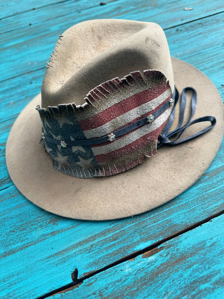 Large Feather Flag Hatband (2 Styles)