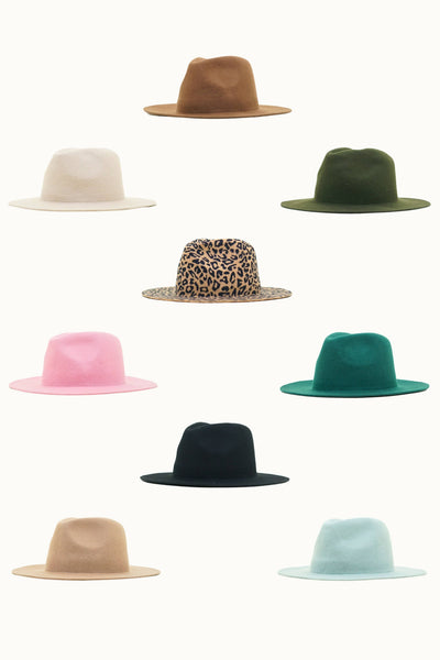 100% Wool Felt Rancher, Black